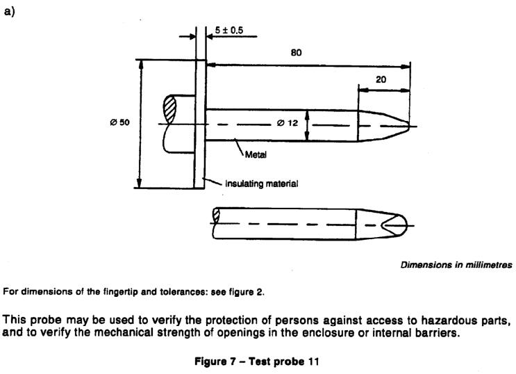 test probe 11 of en 61032