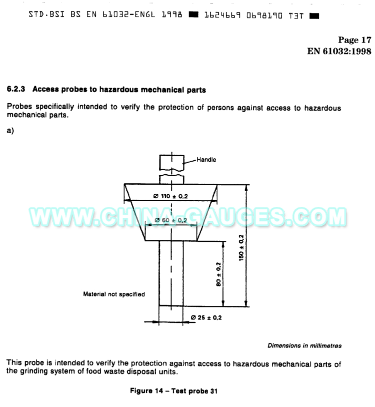 test probe 31
