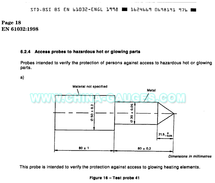 test probe 41