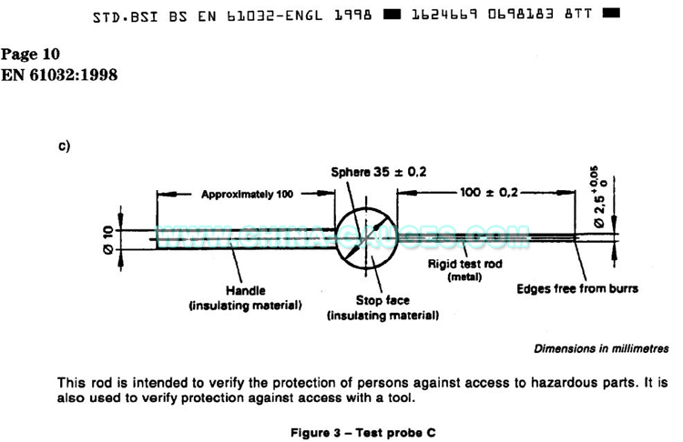 test probe c